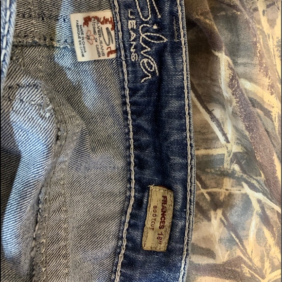 Silver Bootcut Jeans - Picture 3 of 3